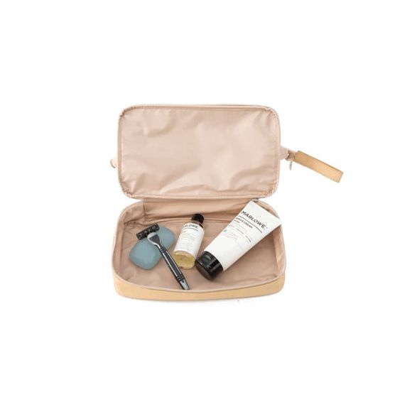 NWT BEIS Dopp Kit Cosmetic Bag in Beige - Picture 5 of 7